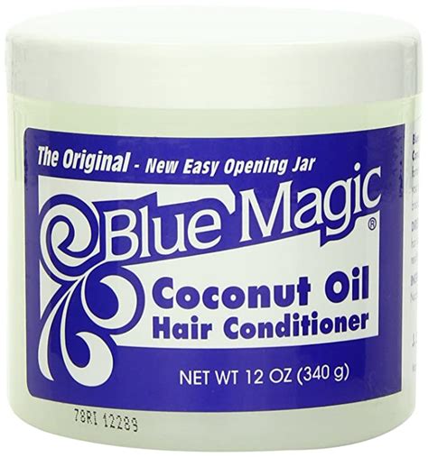 Steel blue magic coconut oil hair conditioner